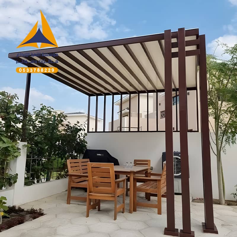 برجولات حديد لكسان للجلسات الخارجية بالرياض