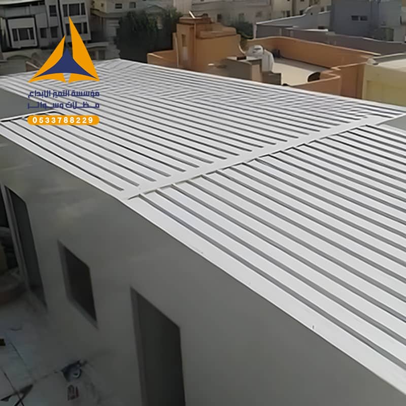 غرف ملاحق مصنوعه من ألواح ساندوتش بانل